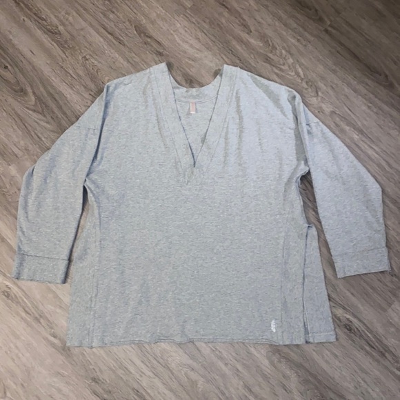 FP Movement by Free People Tops - Free People Movement V-Neck Oversized Sweatshirt
